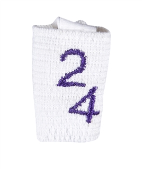2010 Kobe Bryant NBA Finals Game 7 Used Finger Band - Last Ever Game in the Finals! (MEARS)